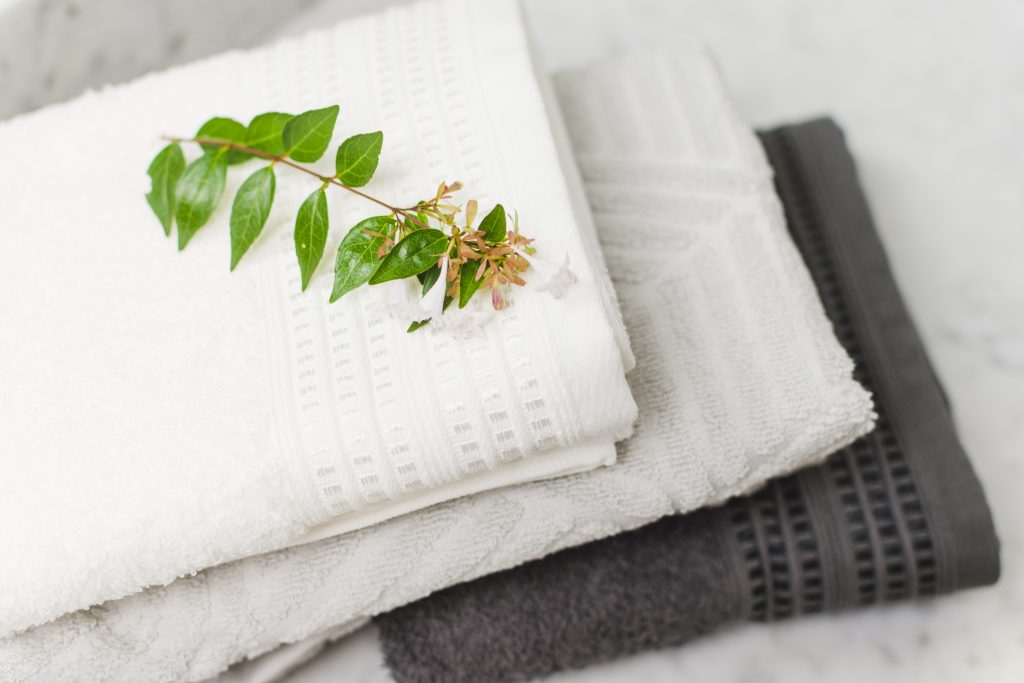Beautiful composition spa bath concept