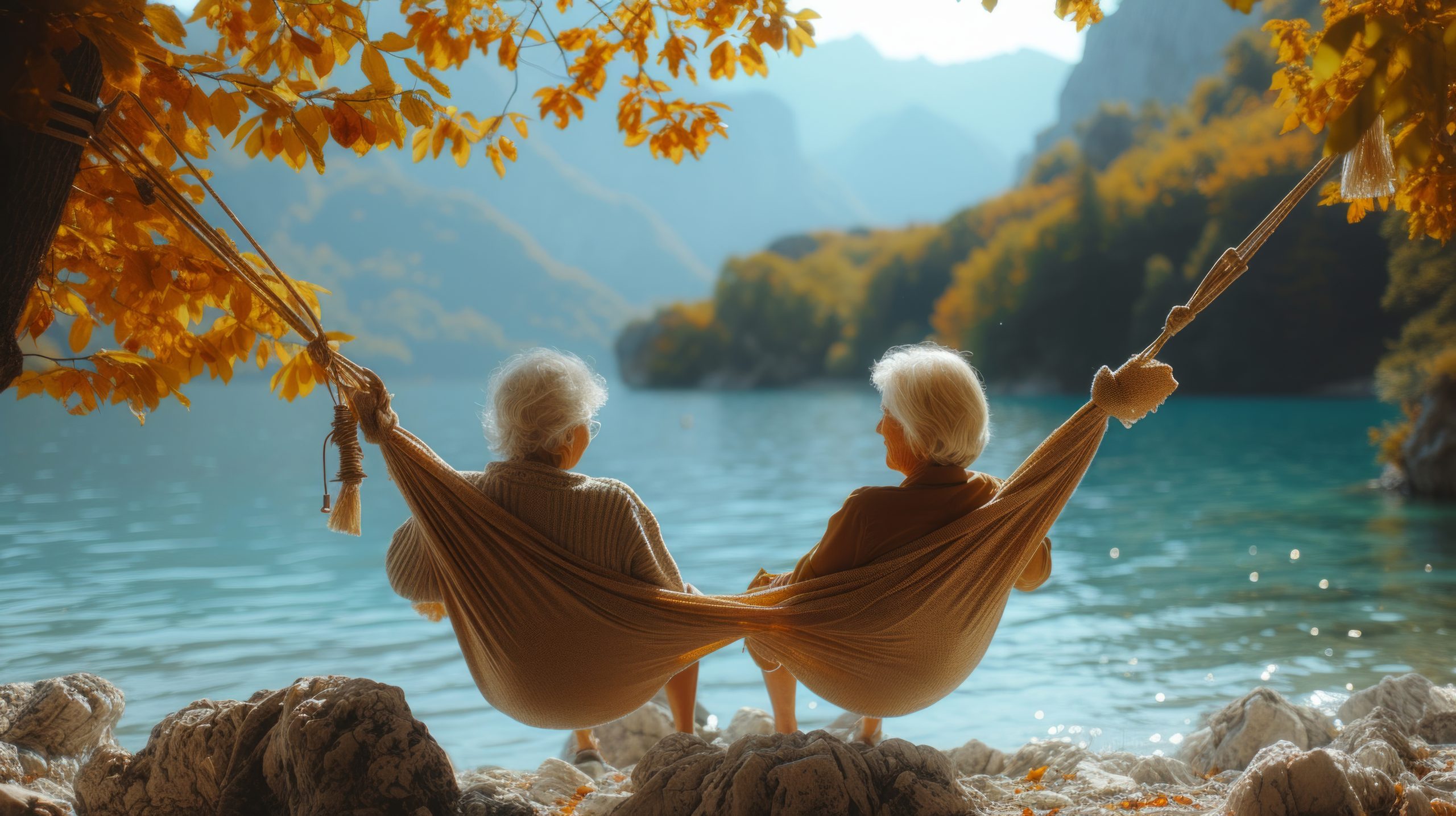 People enjoying time nature